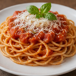 Domates Soslu Spagetti