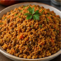 Mercimekli Bulgur Pilavı