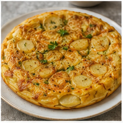 Patatesli Omlet