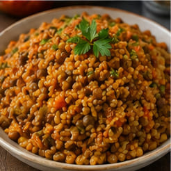 Mercimekli Bulgur Pilavı