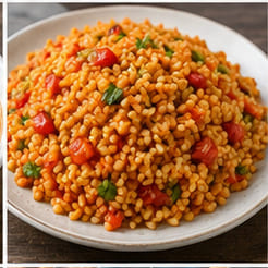 Sebzeli Bulgur Pilavı