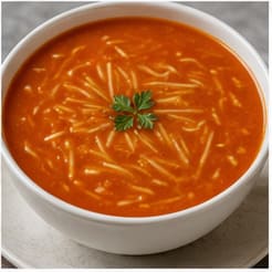 Şehriyeli Domates Çorbası