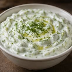 Yoğurtlu Salatalık Salatası